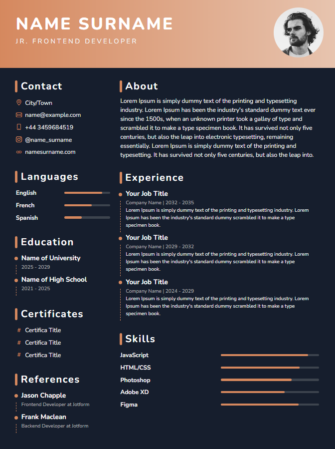 cv1 Template